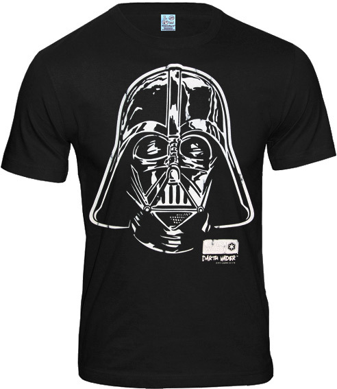 LOGOSH!RT Star Wars Herren T-Shirt DARTH VADER FACE