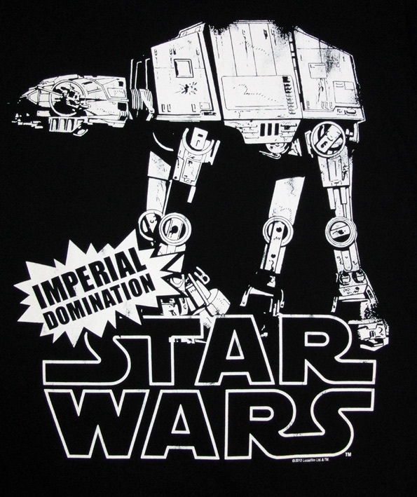 LOGOSH!RT Star Wars Men T-Shirt AT-AT IMPERIAL DOMINATION