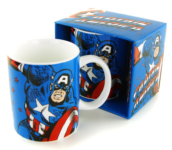 Captain America Retro Marvel Comics Tasse