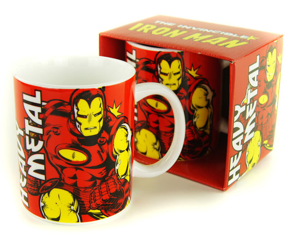 The Invincible Ironman Retro Marvel Comics Tasse
