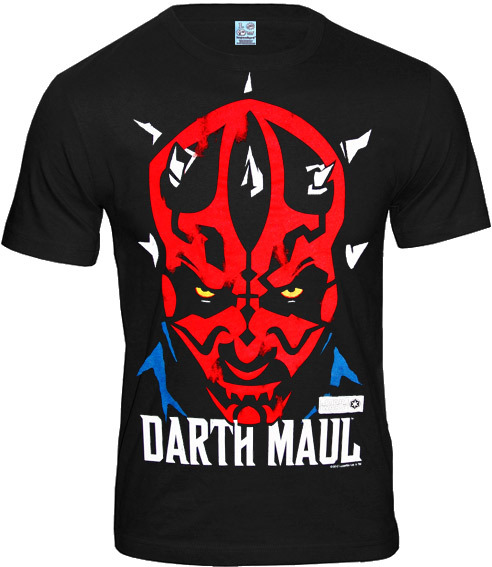 Darth Maul Star Wars Herren T-Shirt Logoshirt schwarz