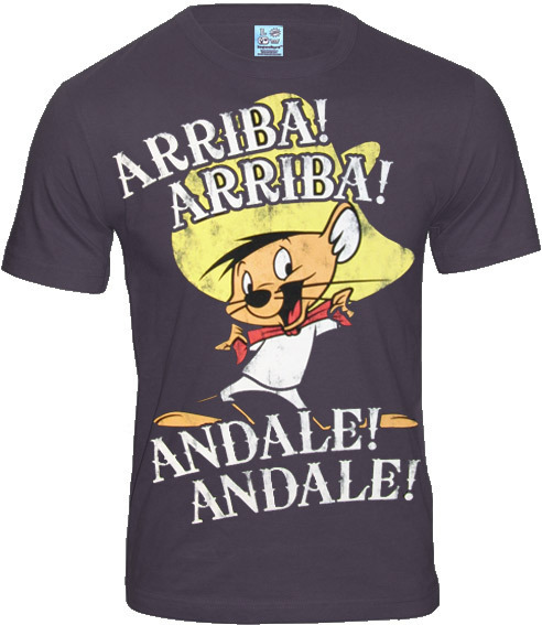 Speedy Gonzales Andale Herren T-Shirt Anthrazit