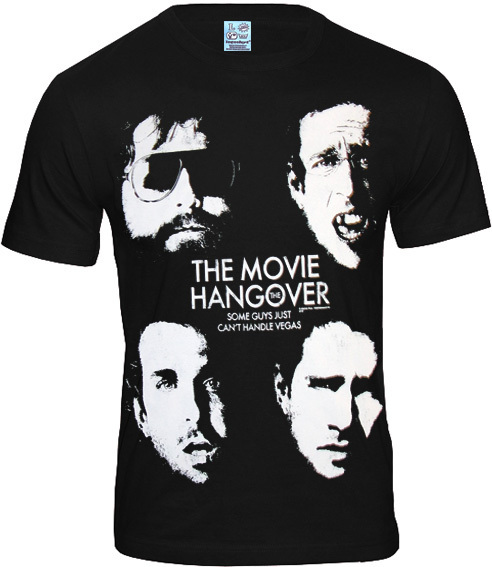 Hangover The Movie Logoshirt T-Shirt Herren Schwarz