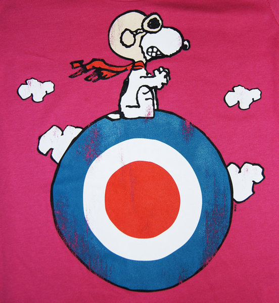 The Penauts Snoopy Target Girl T-Shirt Logoshirt Pink