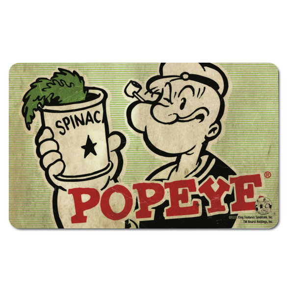 original Resopal Frühstücksbrett Popeye Spinach