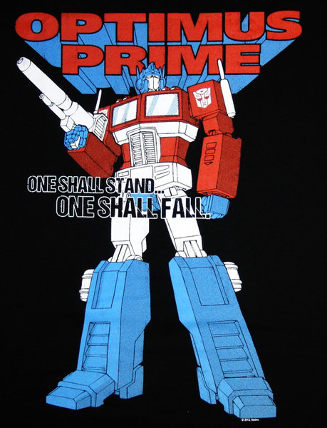 Transformers Optimus Prime One Shall Fall Herren T-Shirt