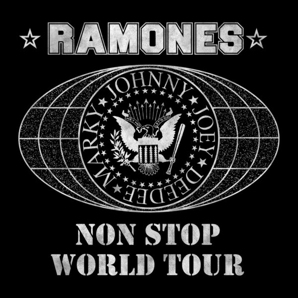 Original The Ramones Herren T-Shirt WORLD TOUR 1980