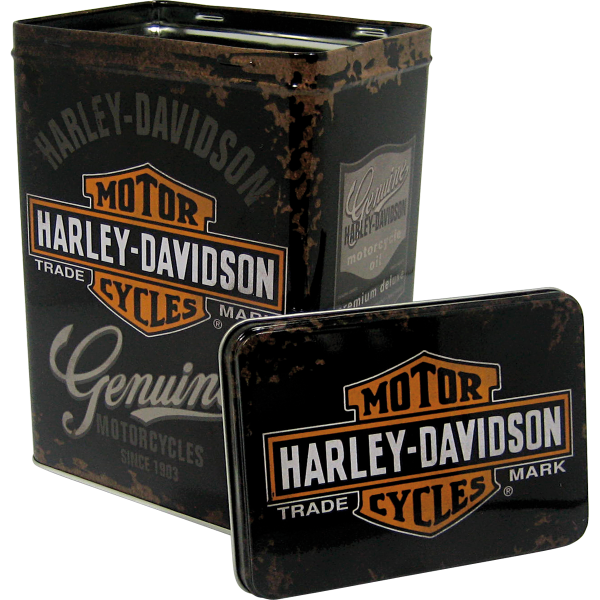 Harley Davidson Genuine Blechdose Dose Vorratsdose L