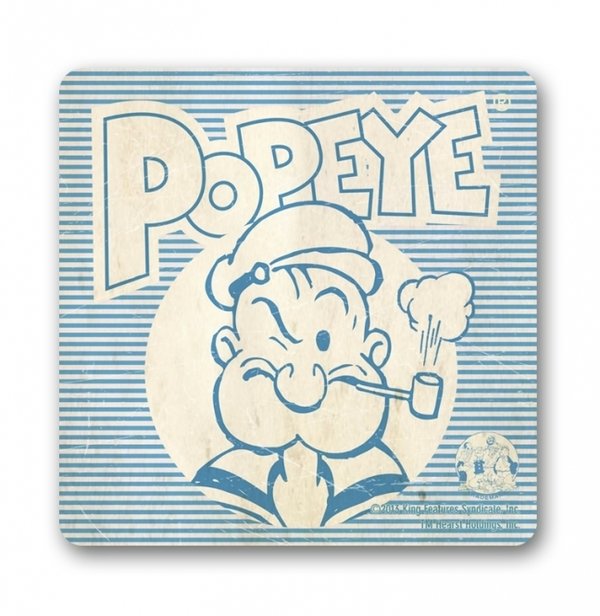 Original Popeye SAILORMAN Retro Untersetzer Coaster