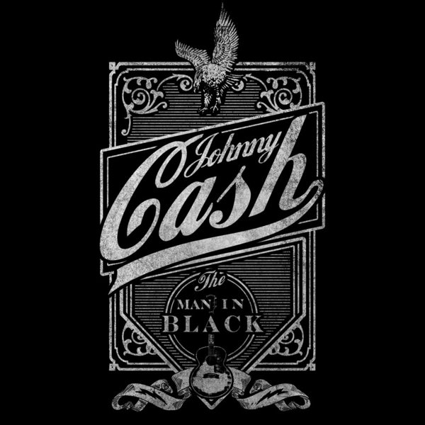 original Johnny Cash MIB EAGLE Herren T-Shirt MEN IN BLACK