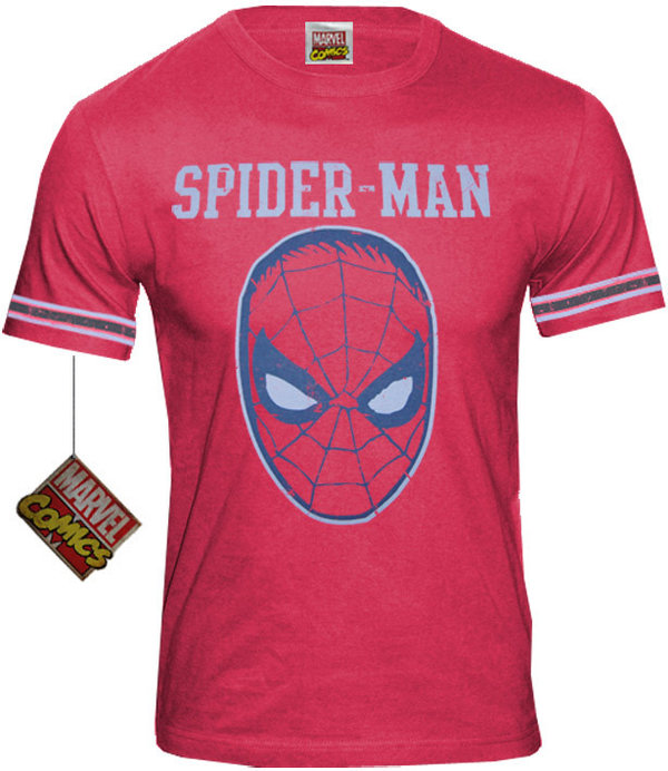 original Marvel Comics SPIDER MAN Herren T-Shirt COLLEGE