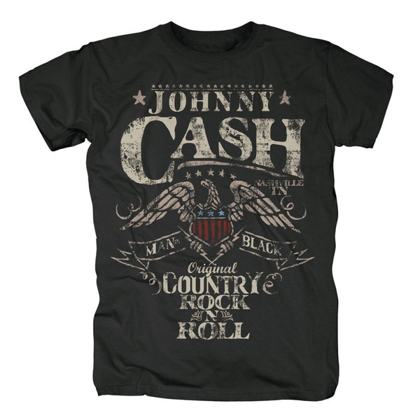 original Johnny Cash Herren T-Shirt COUNTRY ROCK N ROLL
