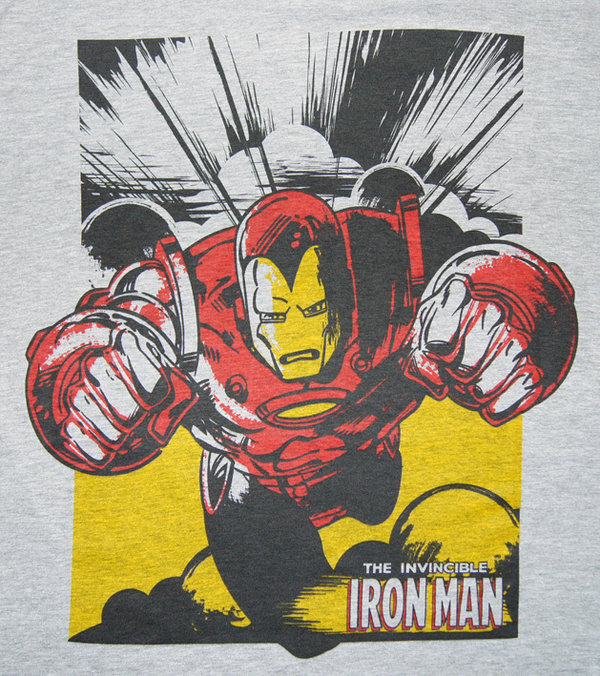 original Marvel Comics IRON MAN STORM Herren T-Shirt