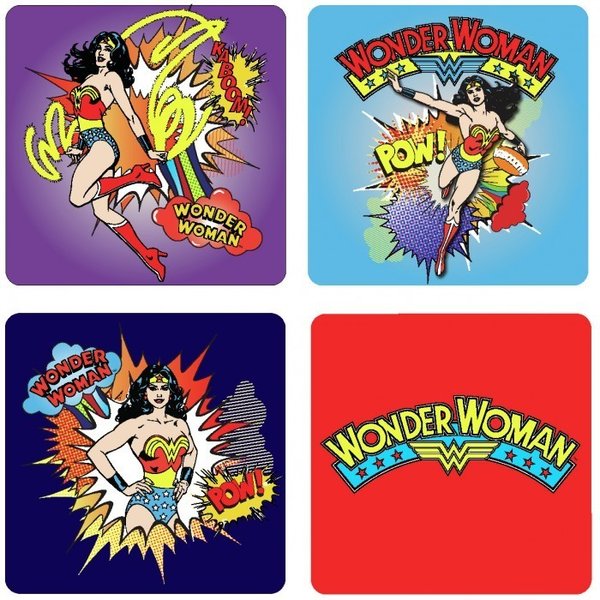 Original DC Comics Wonder Woman Untersetzer Coaster Set