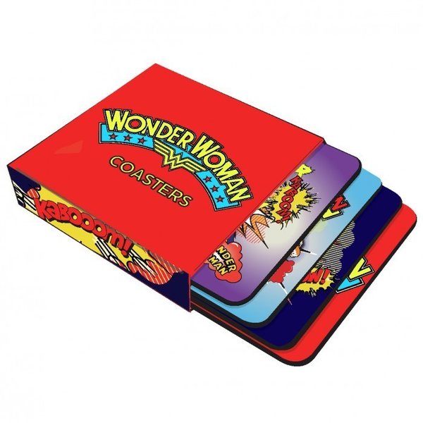 Original DC Comics Wonder Woman Untersetzer Coaster Set