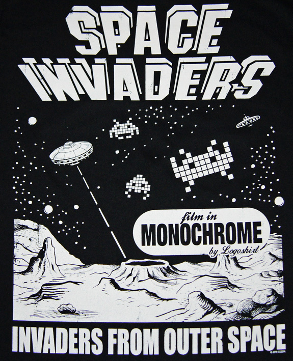 Space Invaders Herren T-Shirt INVADERS FROM OUTER SPACE