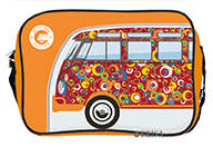 VW Bulli T1 Tasche On The Road Since 1950 Quer Orange