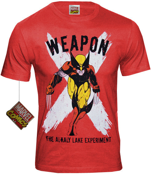 Marvel Comics X-Men WOLVERINE WEAPON Herren T-Shirt