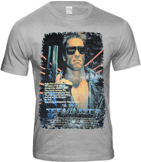 original TERMINATOR Arnold Schwarzenegger Herren T Shirt