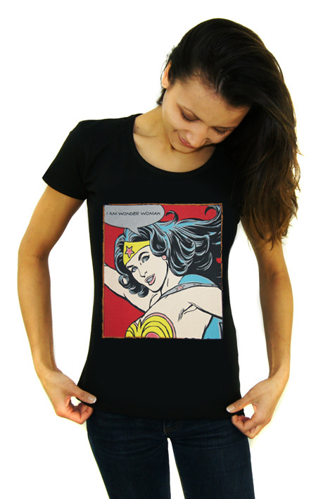 DC Comics I AM WONDER WOMAN Girl Shirt CODI