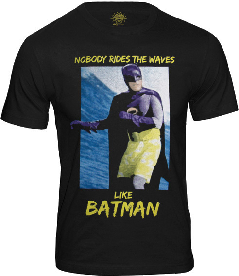 BATMAN Classic Herren T-Shirt NOBODY RIDES THE WAVES