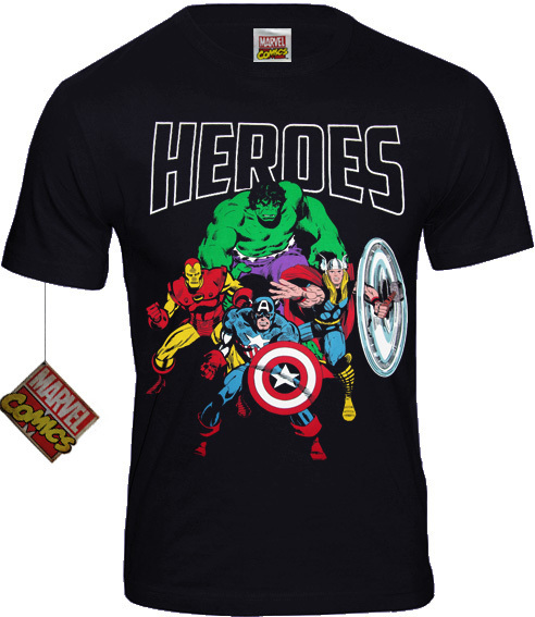 original Marvel Comics HEROES Herren T-Shirt