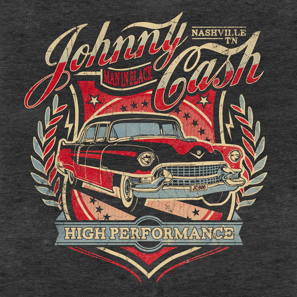 original JOHNNY CASH Herren T-Shirt HIGH PERFORMANCE