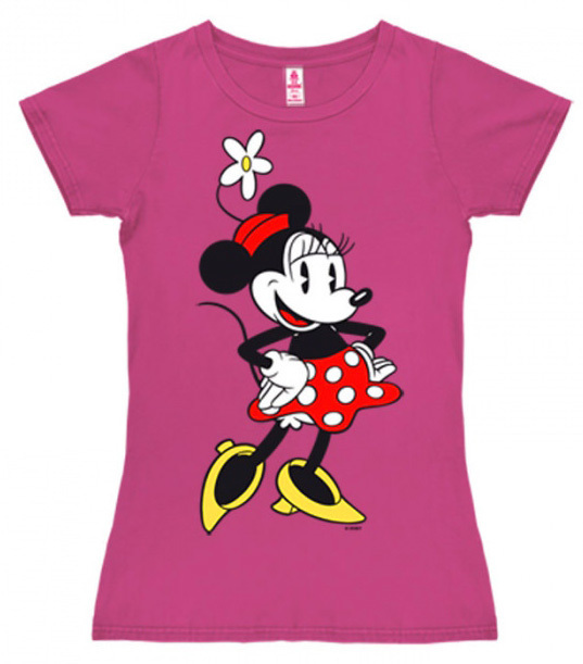 original DISNEY Frauen T-Shirt MINNIE MOUSE pink