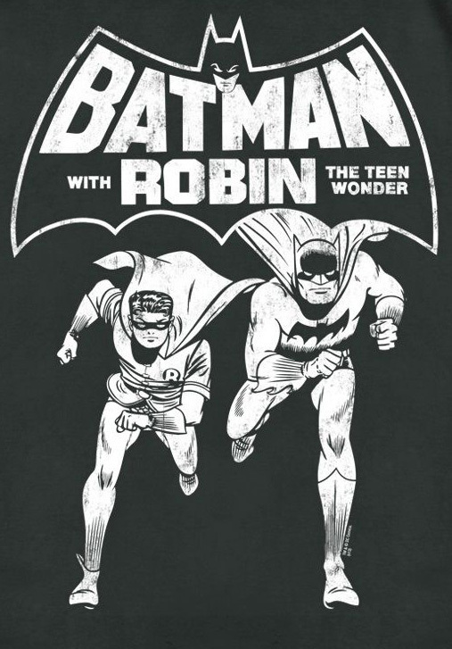 BATMAN AND ROBIN Männer T-Shirt THE TEEN WO