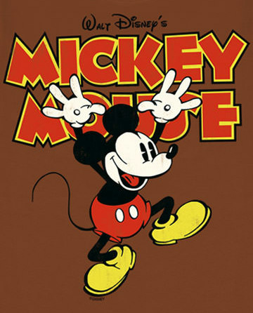 Disney MICKEY MOUSE Mädchen Jungen Kinder T-Shirt HANDS UP