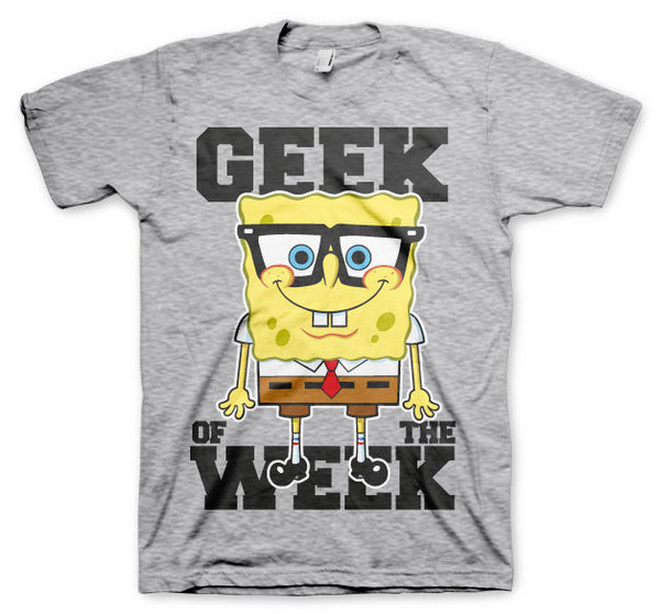 Spongebob Schwammkopf Herren T-Shirt GEEK OF THE WEEK