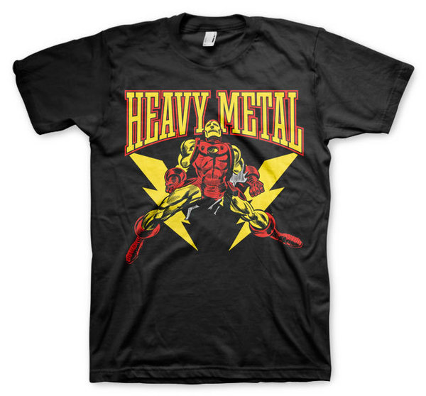 Iron Man Likes Heavy Herren T-Shirt Fanshirt