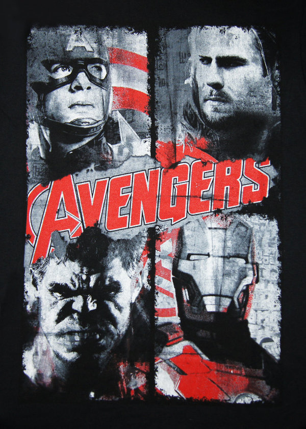 Marvel Comics The Avengers Herren T-Shirt 4 Faces