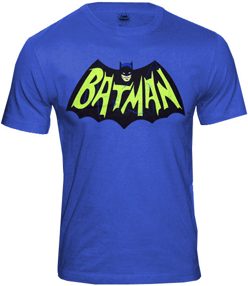 DC Comics BATMAN Herren T-Shirt VINTAGE LOGO TV SERIES