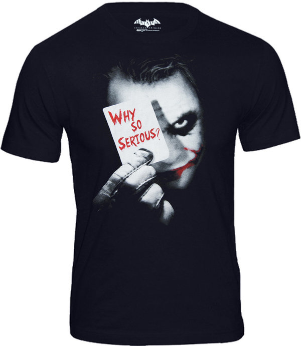 DC Comics Joker Face Herren T-Shirt Why So Serious