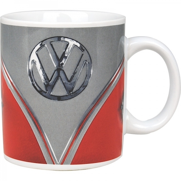 VW Bus Tasse Kaffeetasse Bulli 1962 rot