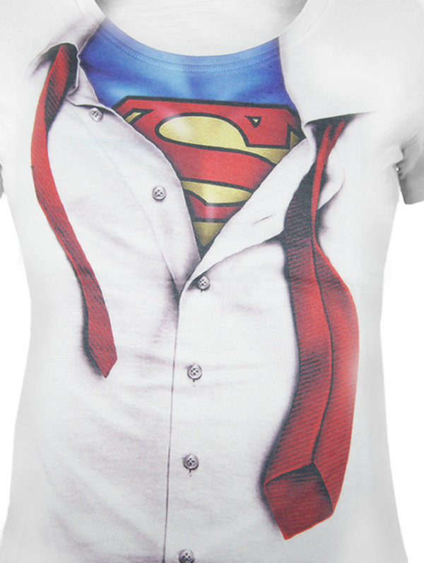 Superman SUPERGIRL Frauen T-Shirt Fanshirt CLARK KENT GIRL