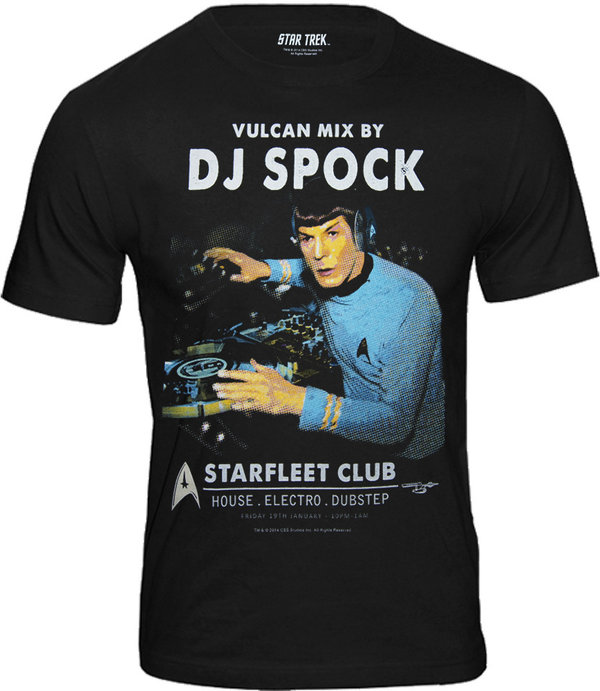Star Trek Raumschiff Enterprise Herren T-Shirt DJ Spock
