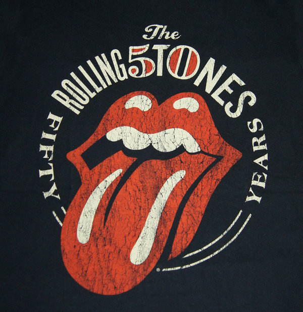 The Rolling Stones Frauen T-Shirt 50th Anniversary