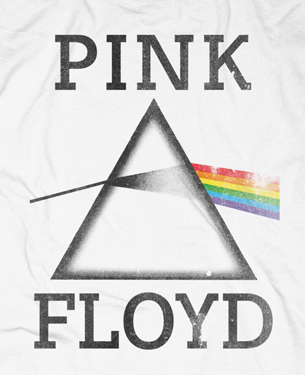 Pink Floyd Herren T-Shirt Dark Side Of The Moon Triangle