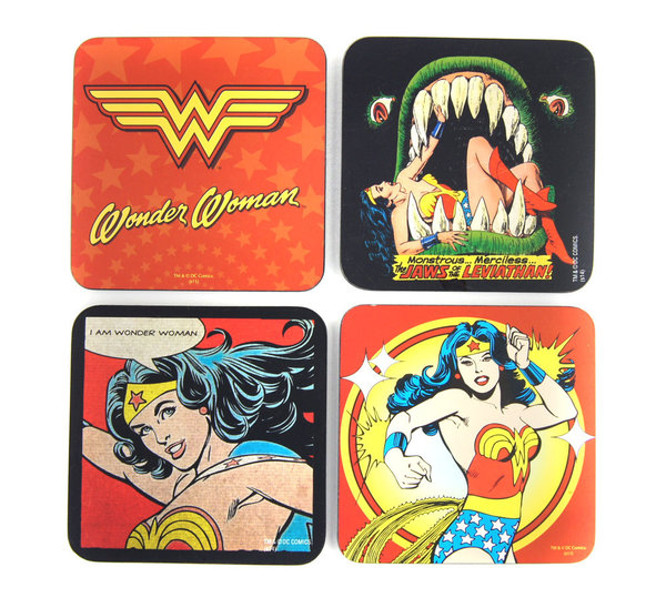 Wonder Woman Untersetzer Set 4tlg