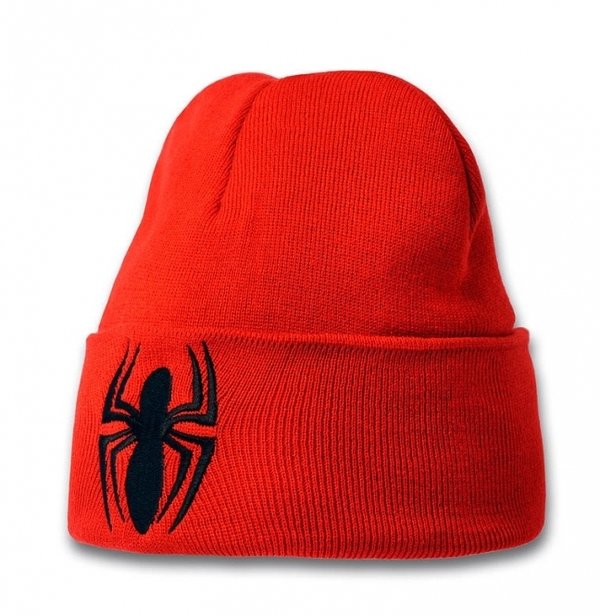 Marvel Comics Mütze Beanie Spiderman Logo