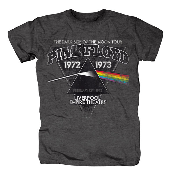 Pink Floyd Herren T-Shirt Liverpool 1972