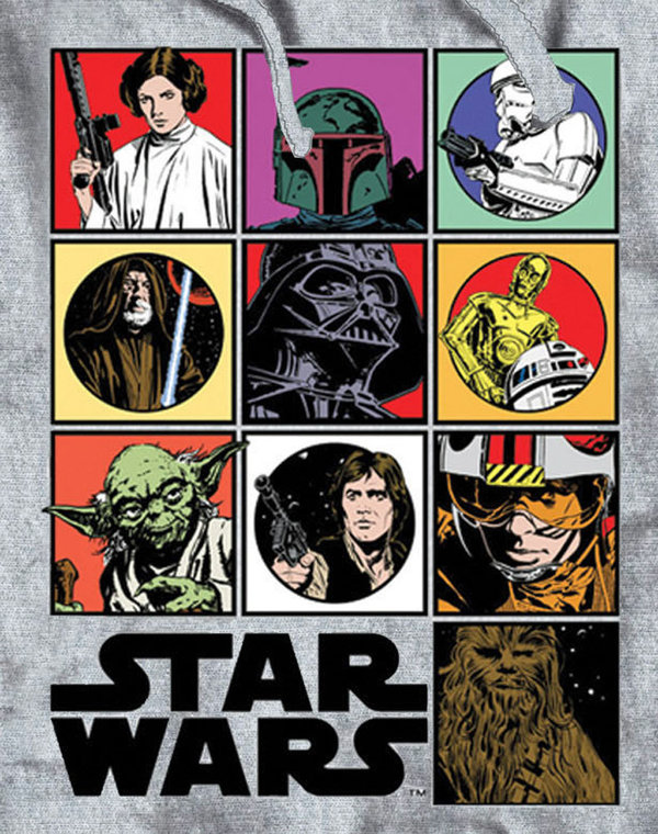Star Wars Herren Hoodie Kapuzenpullover Icons
