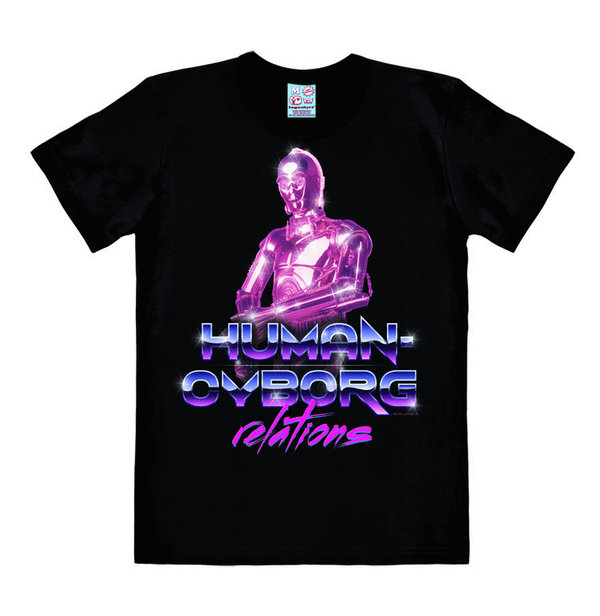 Star Wars Herren T-Shirt Human Cyborg