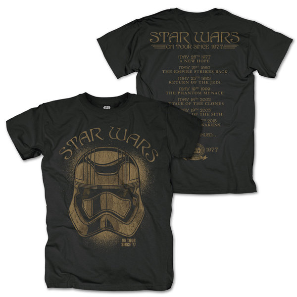 Star Wars Herren T-Shirt On Tour Since 1977