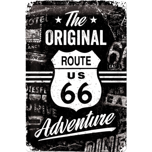Route 66 Adventure Blechschild 20x30 cm