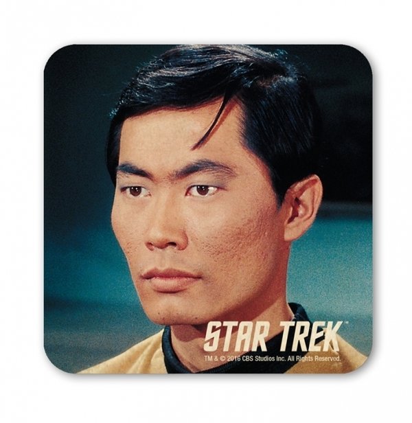 Star Trek Hikaru Sulu USS Enterprise Untersetzer Coaster