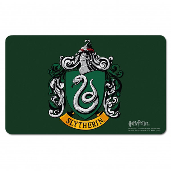 Harry Potter Frühstücksbrett Hogwarts Slytherin Wappen