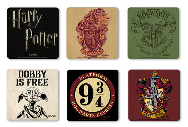 Harry Potter Coaster Untersetzer Set 6 tlg